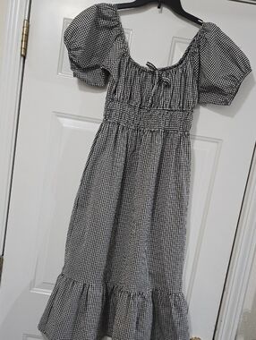 Sotela Checkered Dress